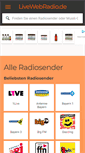 Mobile Screenshot of livewebradio.de